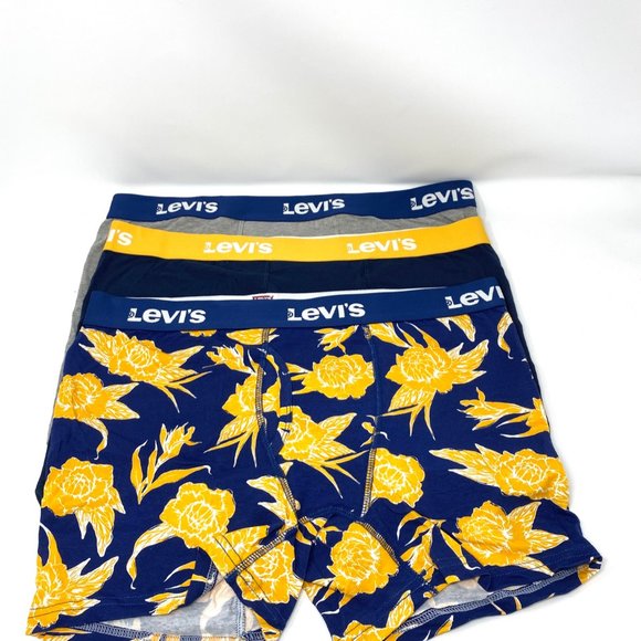 Levi's Other - 🌿Sale🌿 3-pack Levi's Men's Size S L Boxer Brief Cotton Navy Blue 37453 0593